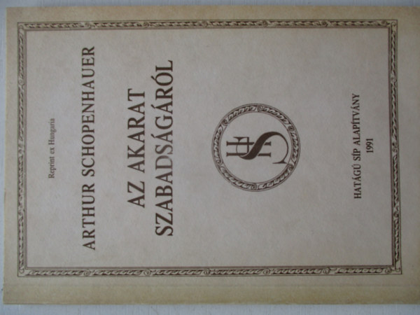 Az akarat szabads�g�r�l