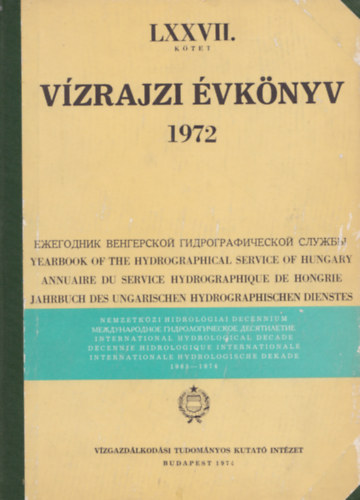 Vzrajzi vknyv 1972. (LXXVII. ktet)