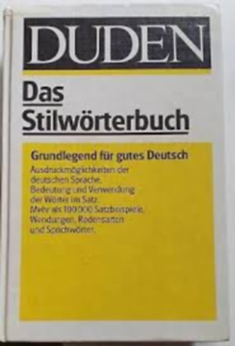 Duden Das Stillw�rterbuch