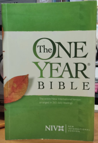 THe One Year Bible - Arranged in 365 Daily Readings