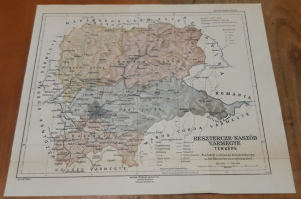 Besztercze-Nasz�d V�rmegye t�rk�pe (Kogutowicz: megyei t�rk�pek)