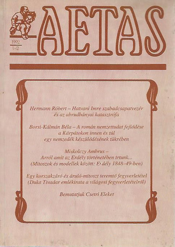 Aetas - Trtnettudomnyi Folyirat (1992-1-2)