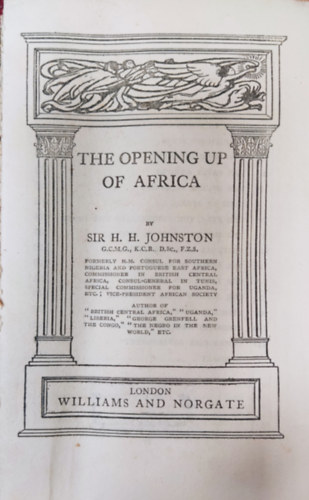 The opening up of Africa