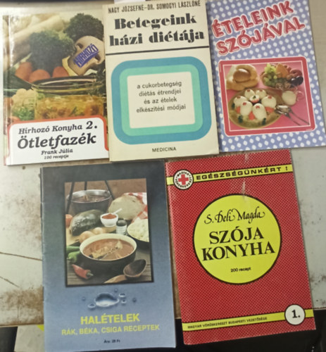 5 db Szakcs: Betegeink hzi ditja +Haltelek rk,bka,csiga receptek +Szja konyha +teleink szjval +Hrhoz Konyha 2. tletfazk