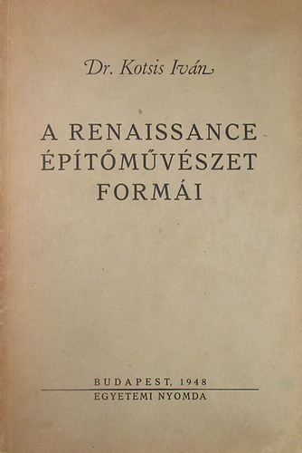 A renaissance ptmvszet formi