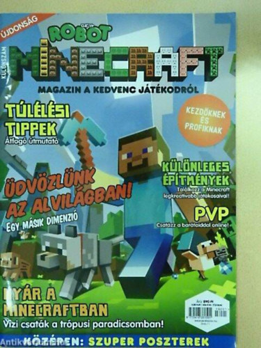 Minecraft magazin a kedvenc jtkodrl klnszm 2016/1