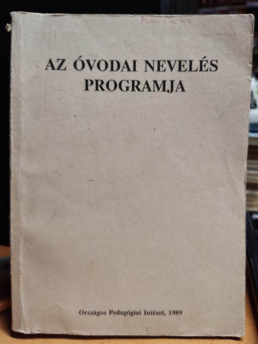Az �vodai nevel�s programja