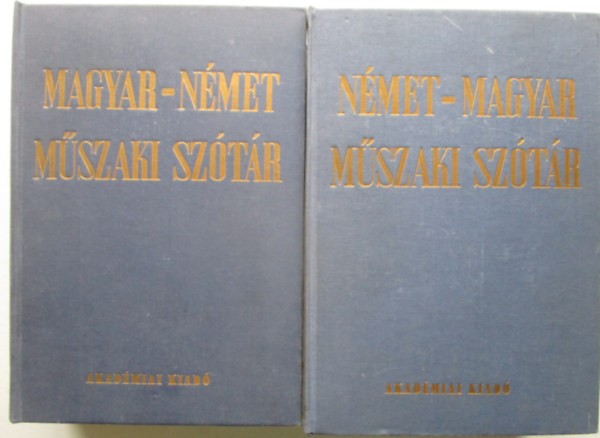 Nmet-magyar + Magyar-nmet mszaki sztr (I-II.)