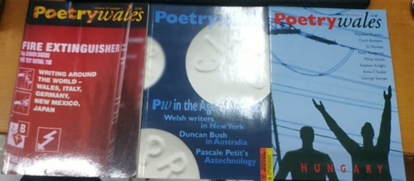 Poetry Wales Volume 37: number 1, + 3, + 4 (3 lapszm)(Seren Books)