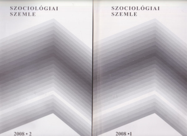 4 db Szociolgiai Szemle 2008/1-4.