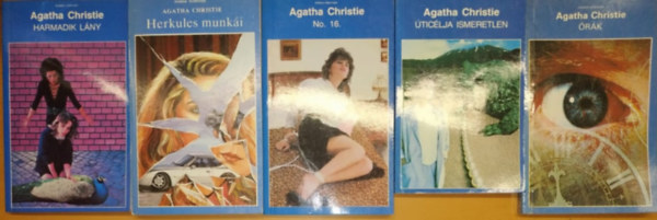 Agatha Christie - 5 db Agatha Christie: Harmadik lny + Herkules munki + No. 16. + rk + ticlja ismeretlen