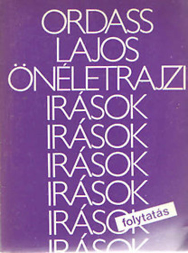 Ordass Lajos - nletrajzi rsok (folytats)