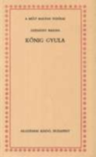 Knig Gyula (a mlt magyar tudsai)