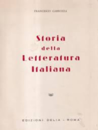 Storia della letteratura Italiana