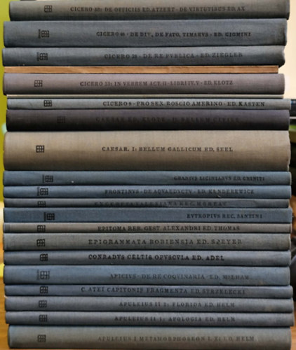 Bibliotheca Teubneriana - 5. k�nyvcsomag (21 k�tet)