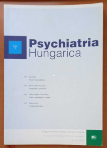 Dr. H�rdi Istv�n (szerk.) - Psychiatria Hungarica XIX. �vf. 2004/5