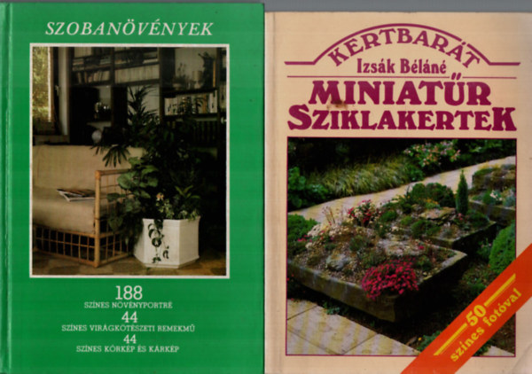 Miniatr sziklakertek.+ Szobanvnyek 188. - (2 db)