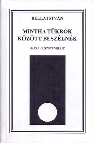 Mintha tkrk kztt beszlnk - Htrahagyott versek