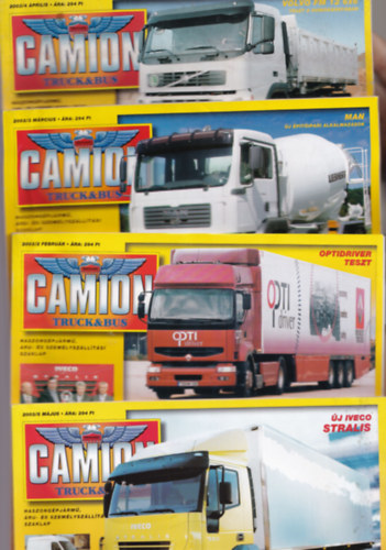 11 db Camion  Truck & Bus magazin 2003. vf. 2-12 szmok