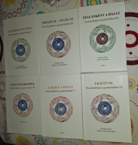 Pszichodr�ma a gyakorlatban I-VI. (1-6.) - J�t�kban feln�ni + Meg�lni - T�l�lni  + T�gl�nk�nt a h�zat + A h�z tov�bb �p�l + Lakjuk a h�zat + Liget�nk