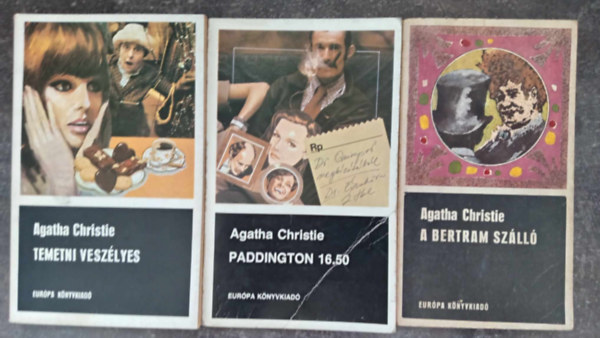 Agatha Christie krimik (3db.): Temetni veszlyes + Paddington 16.50 + A Bertram szll