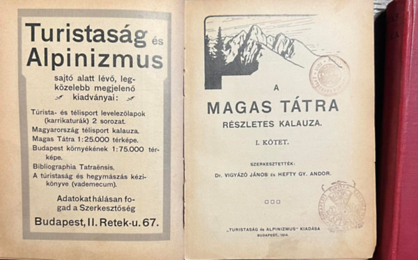 A Magas Ttra rszletes kalauza I-II.