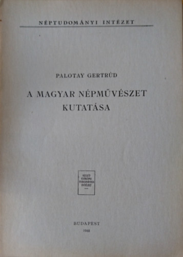 A magyar npmvszet kutatsa