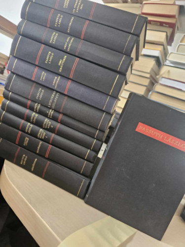 Passuth Lszl - 11db-os Passuth knyvcsomag, KNYVMENT AJNLAT: Srknyfog, Medzafej, Htszer vgott mez I-II., A Lombard kastly, A bborban szletett, Tornyok rnykban, Trt kirlytkr, Ngy szl Erdlyben, Gyilokjr, Vz tkrre