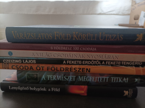 7 könyv Földünk csodáiról: