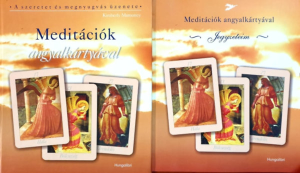 Meditcik angyalkrtyval + Jegyzeteim (krtya nlkl)
