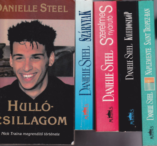 Danielle Steel - 11 db D. Steel ktet: Szerelmem Hollywood + A csk + Kalandvgy + Isabella + Csaldi album + A cr balerinja +  Szrnyak + Szerelmes nyrut + Kaleidoszkp + Naplemente Saint Tropezben + Hull csillagom