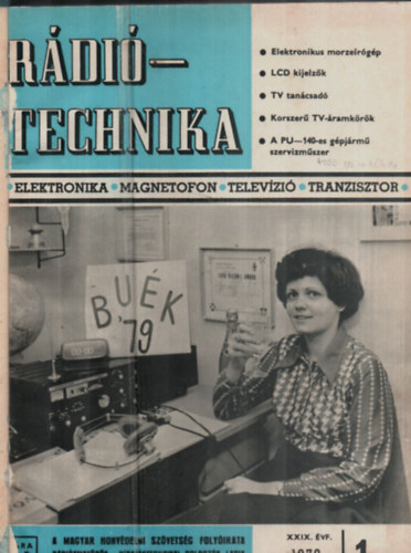 R�di�Technika 1979. teljes �vfolyam 1-12. sz�m (egybek�tve)