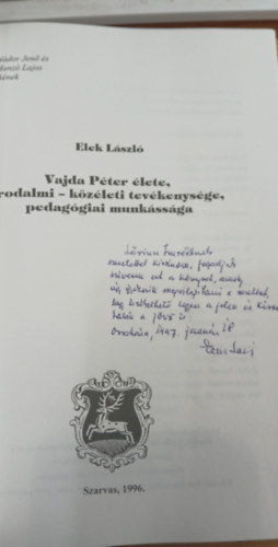 Vajda Pter lete, irodalmi - kzleti tevkenysge, pedaggiai...