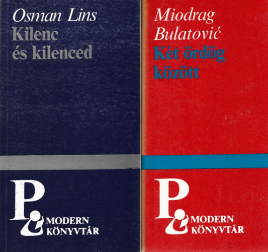 4 db Modern Knyvtr, Miodrag Bulatovic: Kt rdg kztt, Osman Lins: Kilenc s kilenced, Bernard Malamud: Isteni kegyelem, Sara Lidman: Hallja a te szolgd