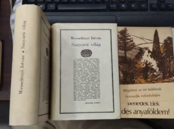 2 db-os KNYVMENT AJNLAT, hrom ktetben: Sanyar vilg I-II.+des anyafldem!