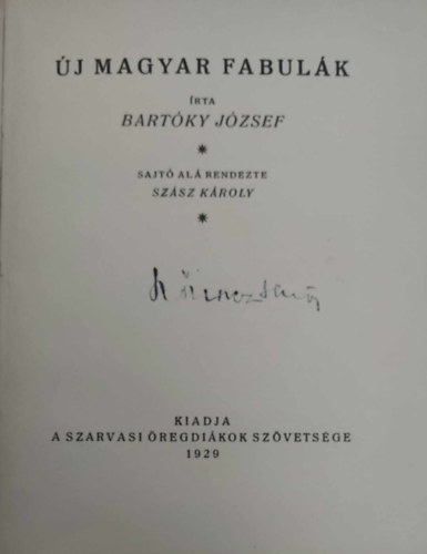 j magyar fabulk