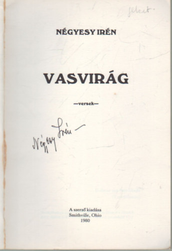 Vasvirg-versek