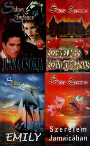 4 db Sidney Lawrence egytt: Szerelem Jamaicban, Szerelmes szvdobbans, Emily, Juana cskja.