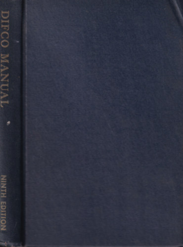 Difco Manual of dehydrated culture, media and reagents for microbiological and clininal laboratory procedures