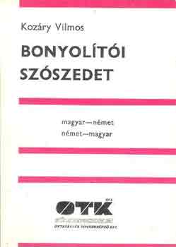Bonyolti szszedet (magyar-nmet, nmet-magyar)