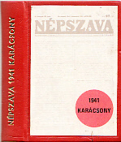 Npszava - 1941 karcsony (miniknyv)