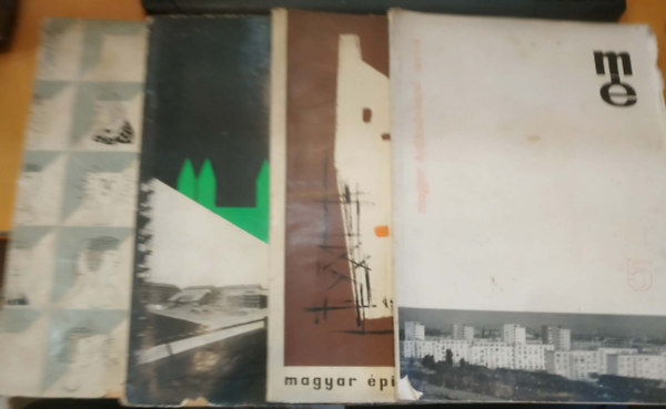 4 db magyar �p�t�m�v�szet (M�szaki k�nyvkiad�)