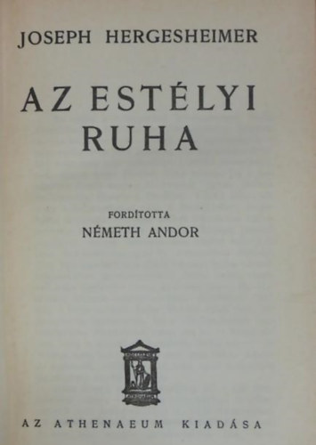 Az estlyi ruha