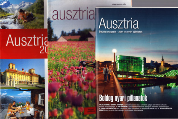 3 db Ausztria prospektus: Ausztria 2005 + Ausztria 2007 + Ausztria - 2014-es nyri ajnlatok