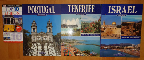 Giovanna Magi Rui Coimbra - 3 angol nyelv� �tik�nyv a mediterr�numba k�sz�l�knek + 1 aj�nd�k LIszabon �tik�nyv: Israel, Tenerife, Portugal + Lisbon Top 10