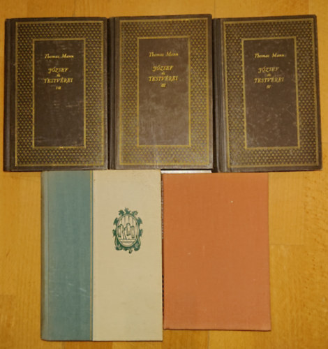 5 ktet Thomas Mann mveibl: Jzsef s testvrei I-II., III. IV., Elbeszlsek, A Buddenbrook hz