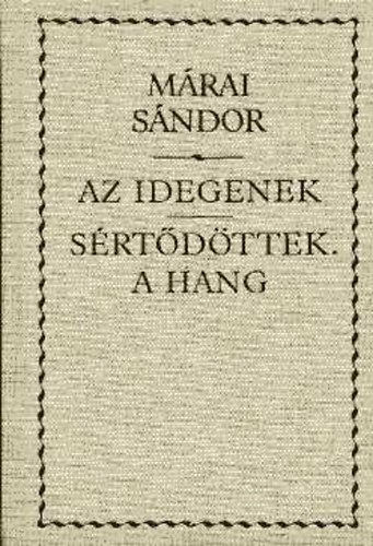 Az idegenek - A s�rt�d�ttek. A hang