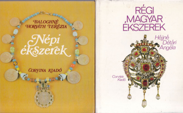 2 db. iparm�v�szet (N�pi �kszerek + R�gi magyar �kszerek)
