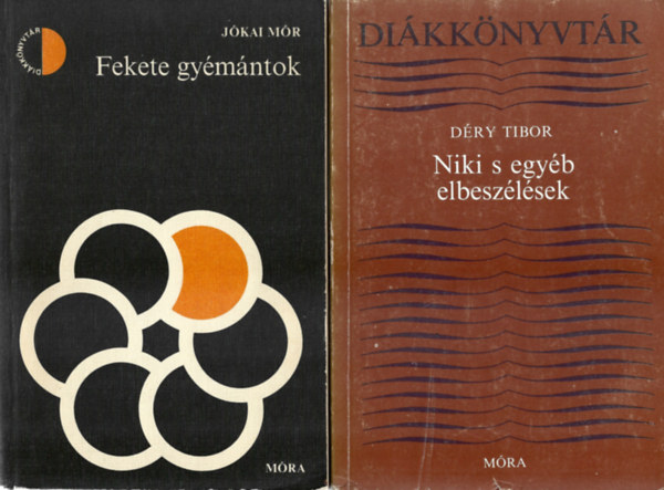 2 db Di�kk�nyvt�r, J�kai M�r: Fekete gy�m�ntok, D�ry Tibor: Niki s egy�b elbesz�l�sek