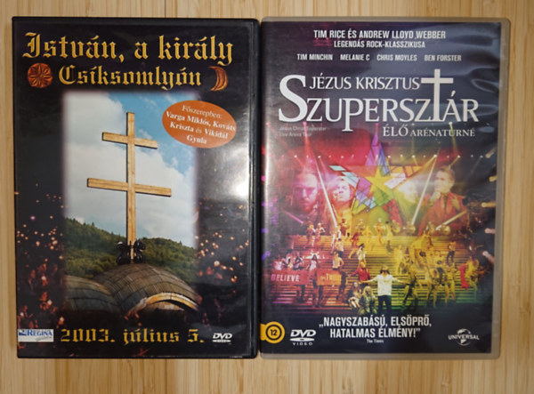 2 klasszikus rockopera DVD-n: Istv�n, a kir�ly (Cs�ksomly�n), J�zus Krisztus Szuperszt�r